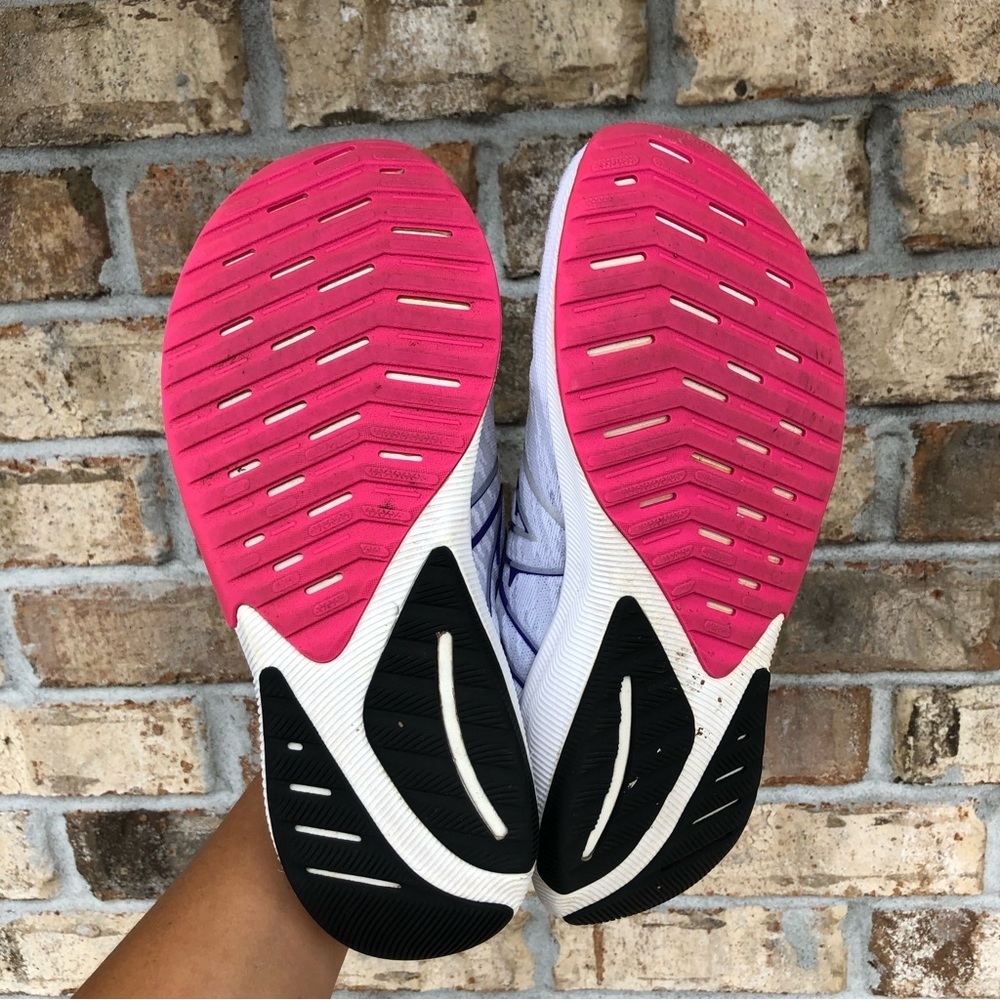 New Balance NB WFCPRLM3 Fuelcell Propel 3 White/Pink/Violet Running Shoes 10B - Picture 11 of 15